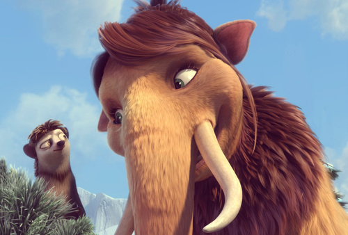 ice age 4 manny and peaches